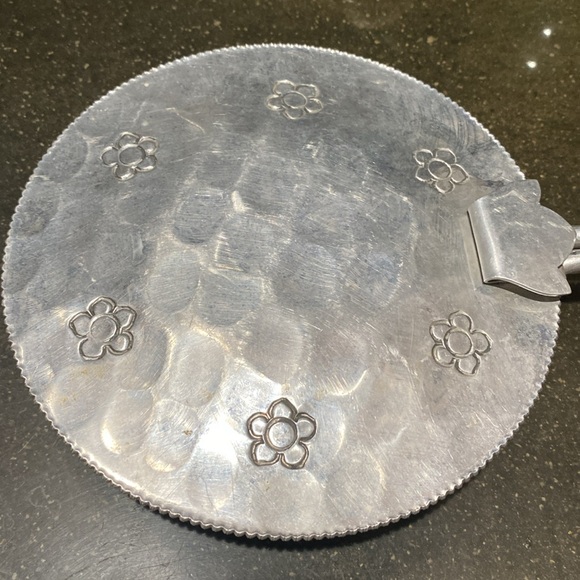 Antique B W Buenilum hand wrought silent butler with lid - Picture 2 of 7